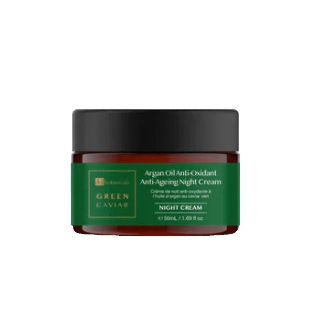 Dr Botanicals Green Caviar, Argan Oil Anti-Oxidant Anti-Aging Night Cream 1.69oz